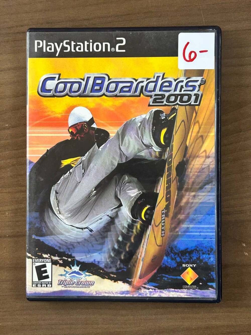 Cool Boarders 2001 Sony PlayStation 2 PS2 Game Disc & Case NTSC-U/C
